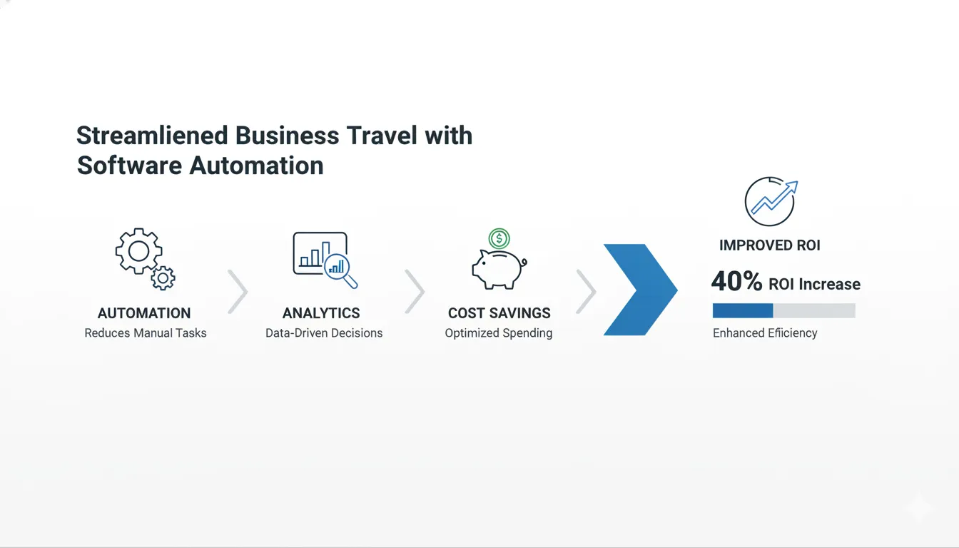 ROI and cost efficiency improvement through corporate car rental software automation