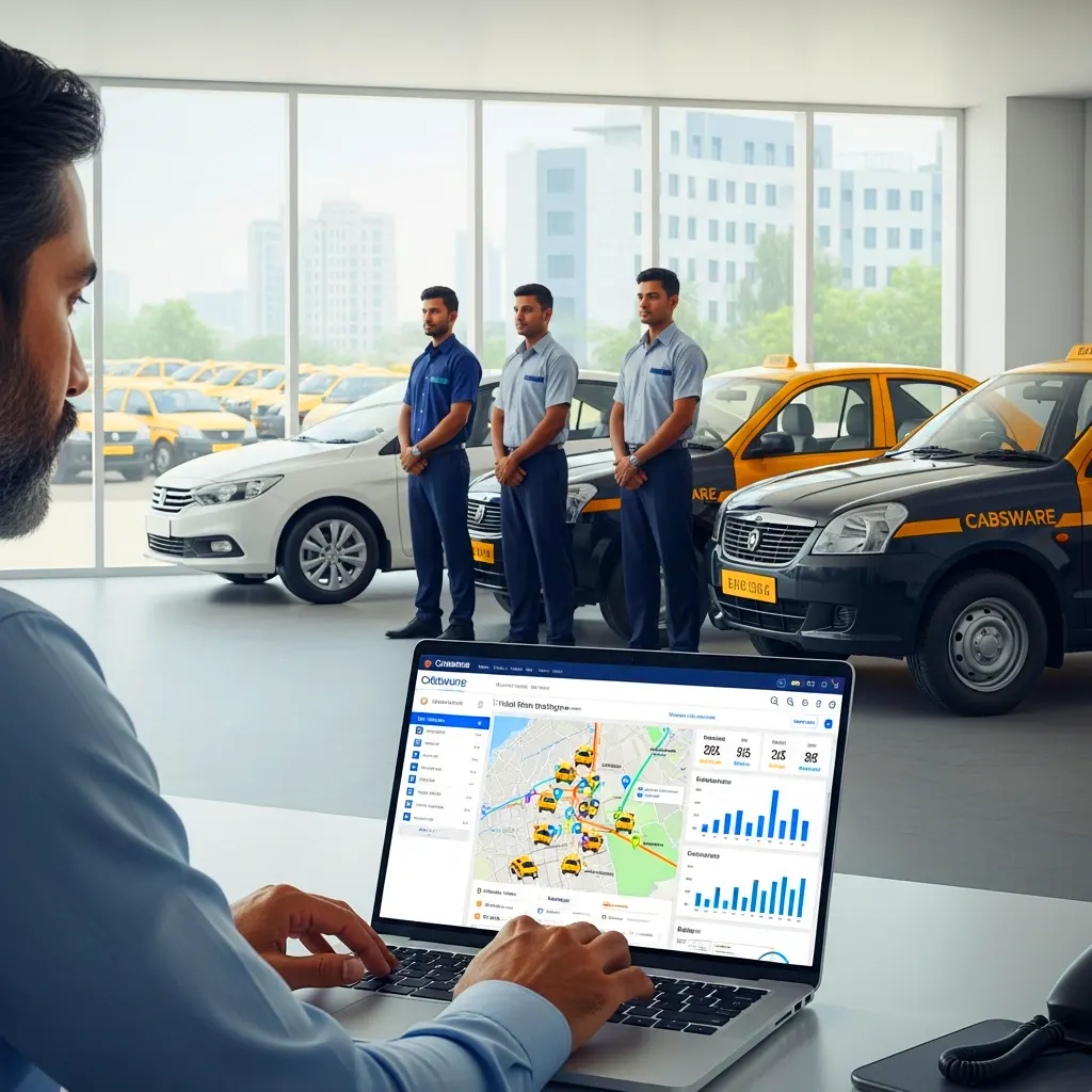 Indian cab company automation and software driven operations